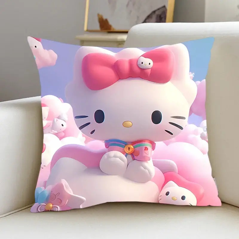 Housse de coussin Hello Kitty 45x45 - Enjouet
