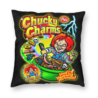 Housse de coussin Horreur Chucky Charms - Enjouet