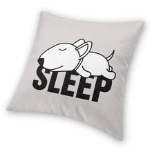 Housse de coussin Sleep Bull Terrier pour chambre - Enjouet