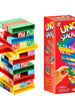 Jenga jeu Uno Stacko - Enjouet