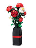 Jeu Construction Vase Rose Rouge - Enjouet