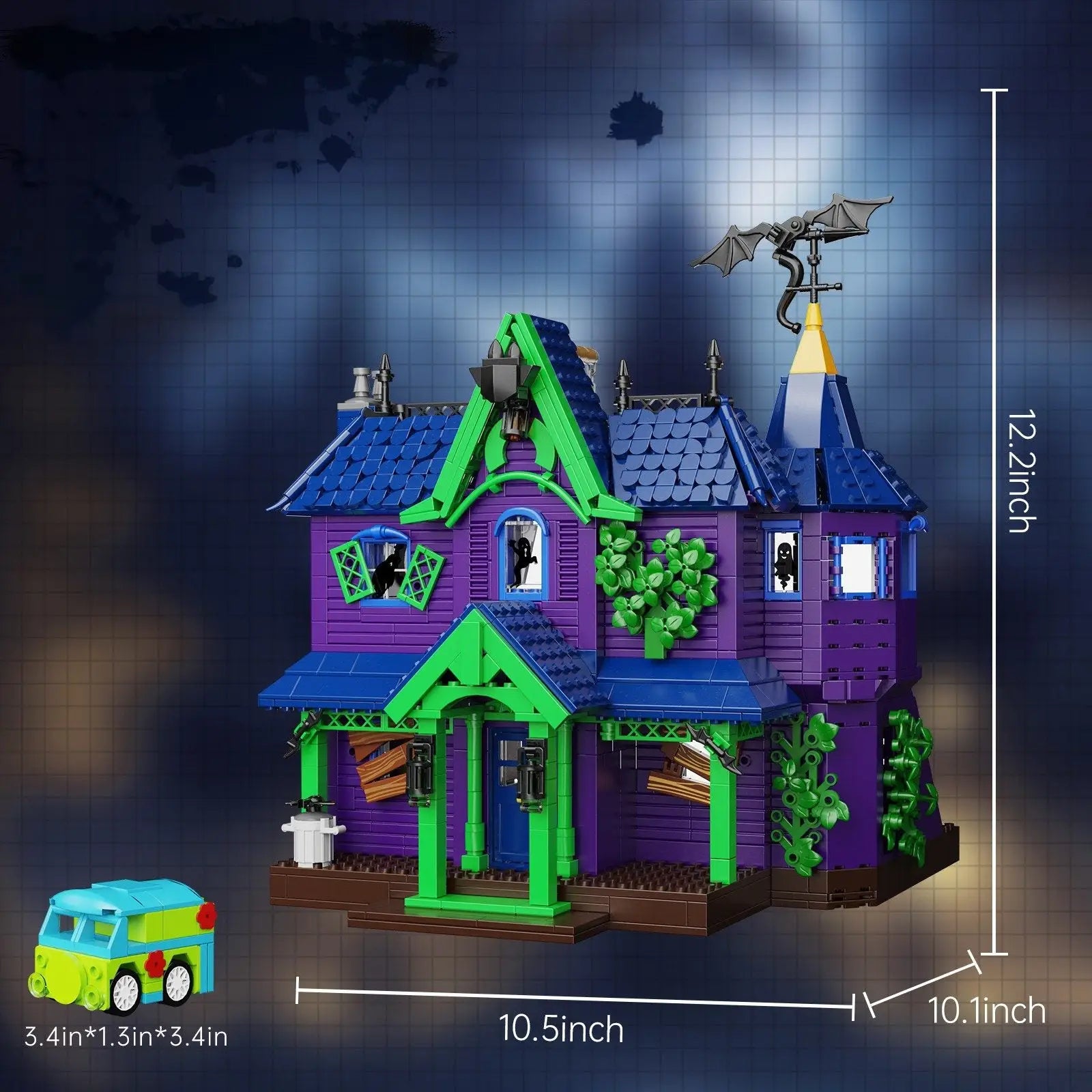 Jeu de construction maison mystère Scooby-Doo