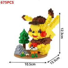 Jeu de construction Nano bricks Pikachu - Enjouet