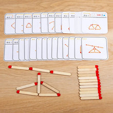 Jeu de puzzle Allumettes Montessori - Enjouet