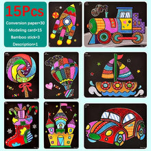 Jeu éducatif autocollant Paillettes - Enjouet