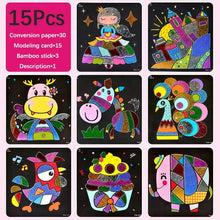 Jeu éducatif autocollant Paillettes - Enjouet