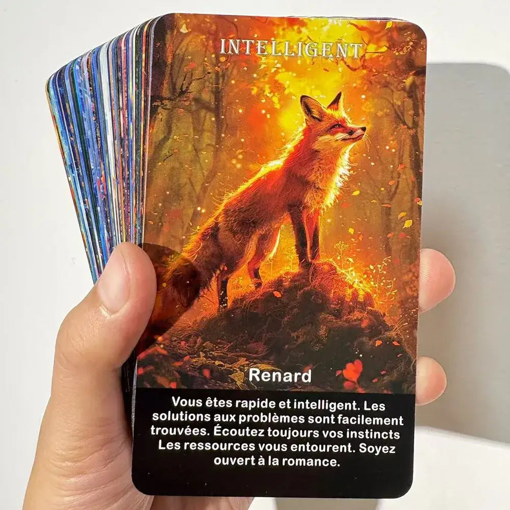 Jeux de carte divinatoire Animaux Spirituels - Enjouet