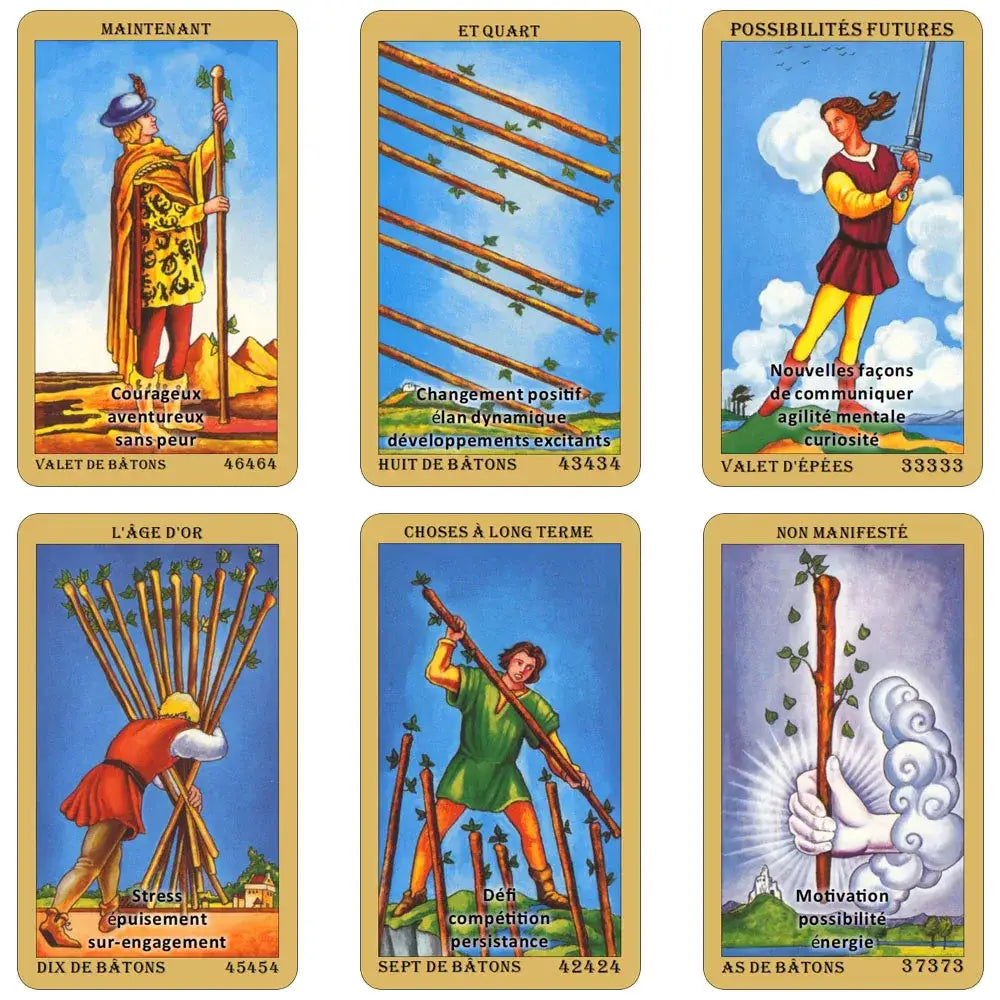 jeux de carte divinatoire Revelation du temps - Enjouet