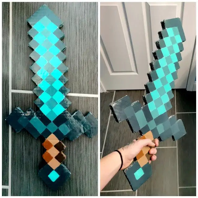Jouet Épée Minecraft en Mousse