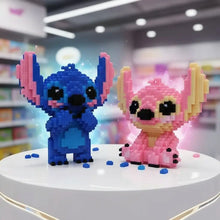 Jouet Nano block Stitch Bleu Rose - Enjouet