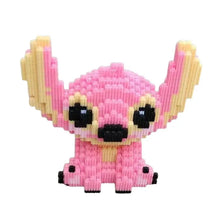 Jouet Nano block Stitch Bleu Rose - Enjouet