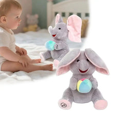 Jouet Peluche éléphant cache-cache - Enjouet