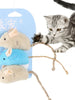 Jouet simulation souris en peluche pour chat - Enjouet