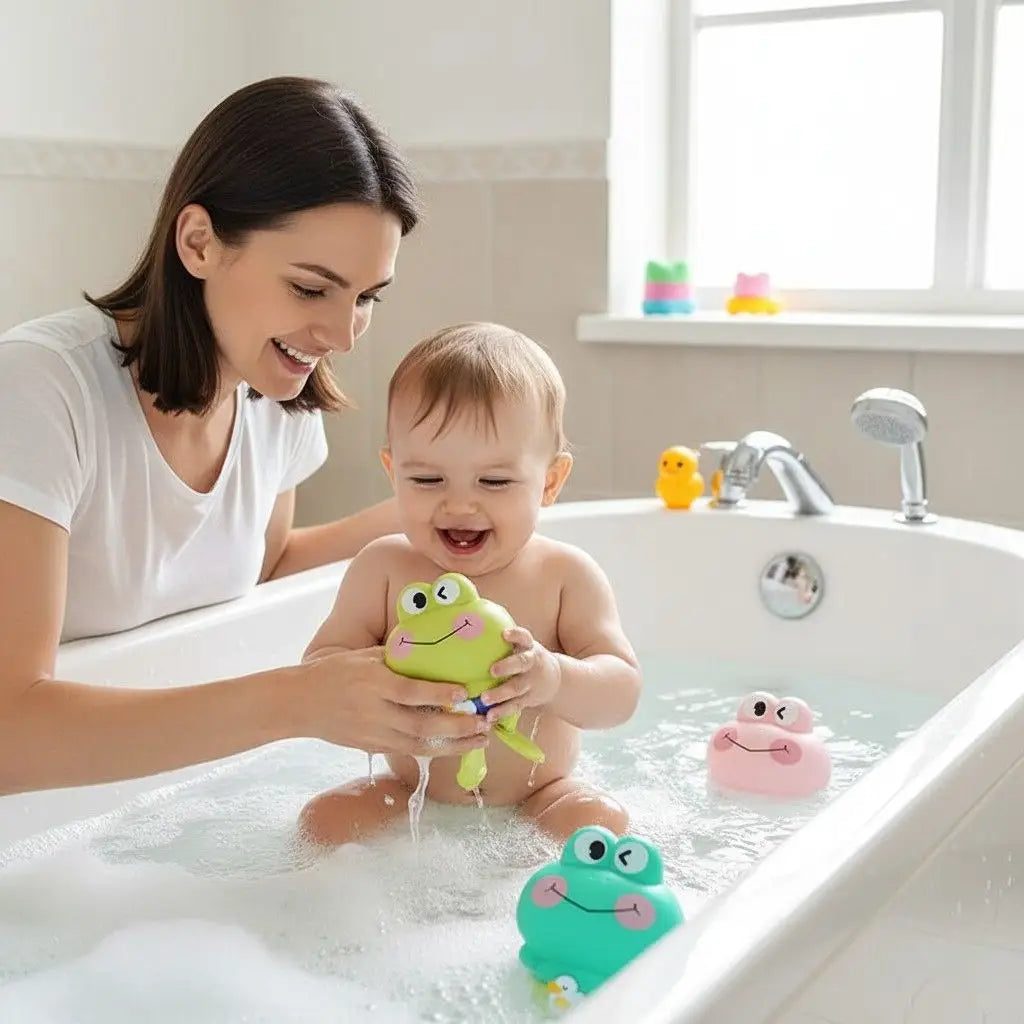 Juguetes de baño Ranas