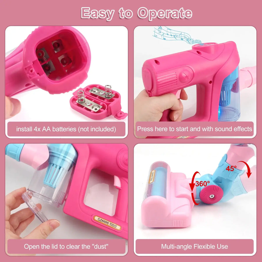 Aspirateur Jouet Pour Enfants – Robot De Sol Simulateur – Dès 2 Ans – Cadeau Rigolo