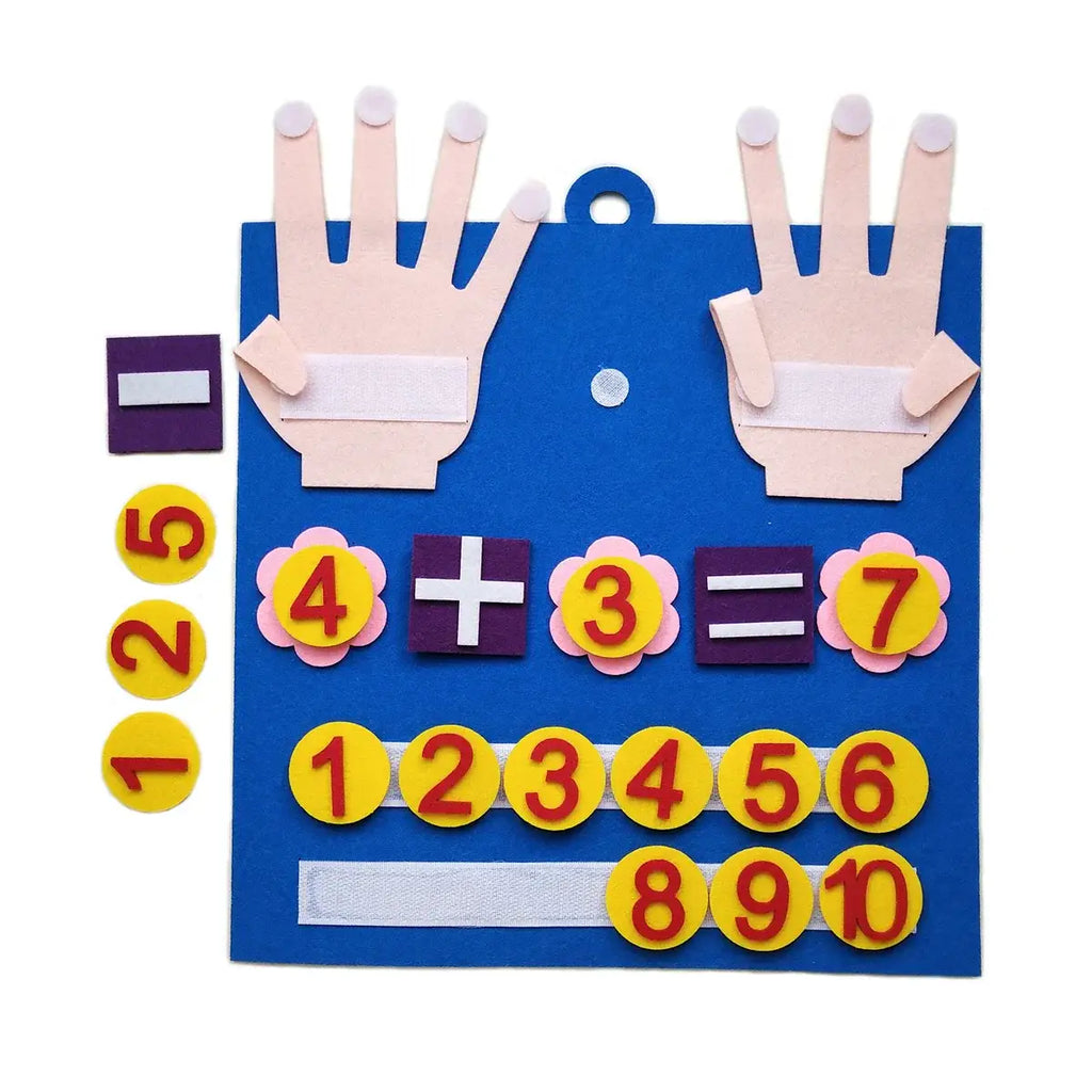 Jouet Éducatif En Feutre – Arbre à Compter Avec Chiffres Et Fruits | 2 Ensembles Pour Apprendre Les Mathématiques En S'amusant - 7