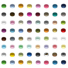 Une collection de capuchons cylindriques lego moc carrelage colorés en finitions unies et à motifs pour lego moc 1000pcs