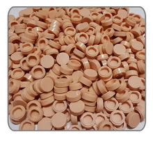 Caps en plastique beige pour lego moc carrelage 1000pcs adaptés à la construction moc carrelage