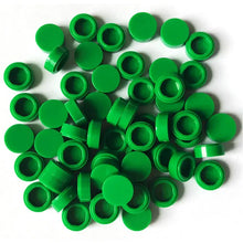 Bouchons ronds lego en plastique vert vif pour lego moc carrelage 1000pcs moc carrelage