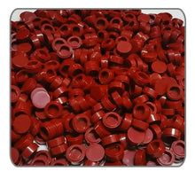 Caps en plastique rouge pour lego moc carrelage 1000pcs pour création moc carrelage lego moc