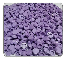 Une pile de caches de briques lego moc carrelage en plastique lavande pour lego moc carrelage 1000pcs