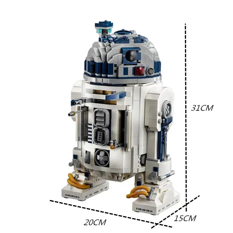 Lego Moc Robot R2D2 Star Wars