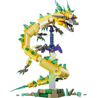 Lego MOC Zelda Épée de Légende Avec Dragon - Enjouet