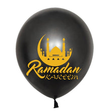 Lot 10 Ballons Fête Ramadan Eid Mubarak - Enjouet