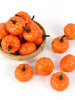 Lot 12 Mini citrouilles artificielle d'halloween - Enjouet