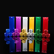 Lot 5 pièces Dés Aluminiums Colorés - Enjouet