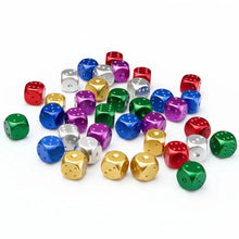 Lot 5 pièces Dés Aluminiums Colorés - Enjouet