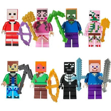 Lot 8 Figurines Lego Minecraft - Enjouet