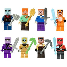 Lot 8 Figurines Lego Minecraft - Enjouet
