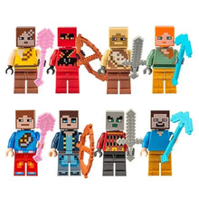 Lot 8 Figurines Lego Minecraft - Enjouet
