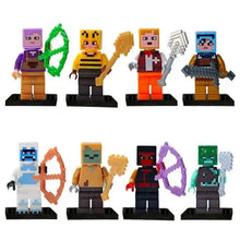 Lot 8 Figurines Lego Minecraft - Enjouet