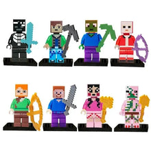 Lot 8 Figurines Lego Minecraft - Enjouet