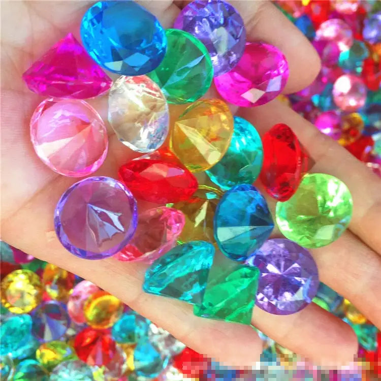 Lot de 50 joyaux en cristal pour chasse au trésor