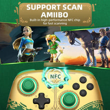 Manette Nintendo Switch OLED Vert Doré Zelda TOTK - Enjouet