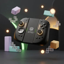 Manette nyxi hyperion 3 pour switch 2 noire avec sticks analogiques dorés et boutons éclairés hyperion 3 switch 2