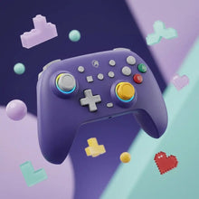 Manette sans fil pro pour switch 2 purple avec joysticks à effet et anneaux lumineux pour echtpower wireless pro pressions seconde