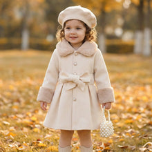 Manteau Fille Col Fourrure - Enjouet