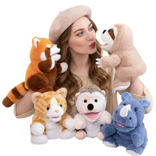 Marionnettes animaux en peluche - Enjouet