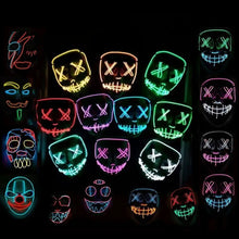 Masque d’horreur LED Fête Halloween - Enjouet