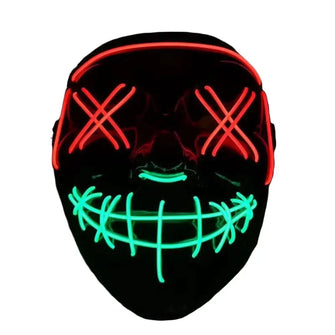 Masque d’horreur LED Fête Halloween - Enjouet