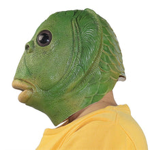 Masque drôle poisson vert - Enjouet