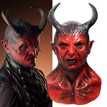 Masque Horreur Diable Rouge Halloween - Enjouet