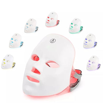 Masque visage LED thérapie photons - Enjouet