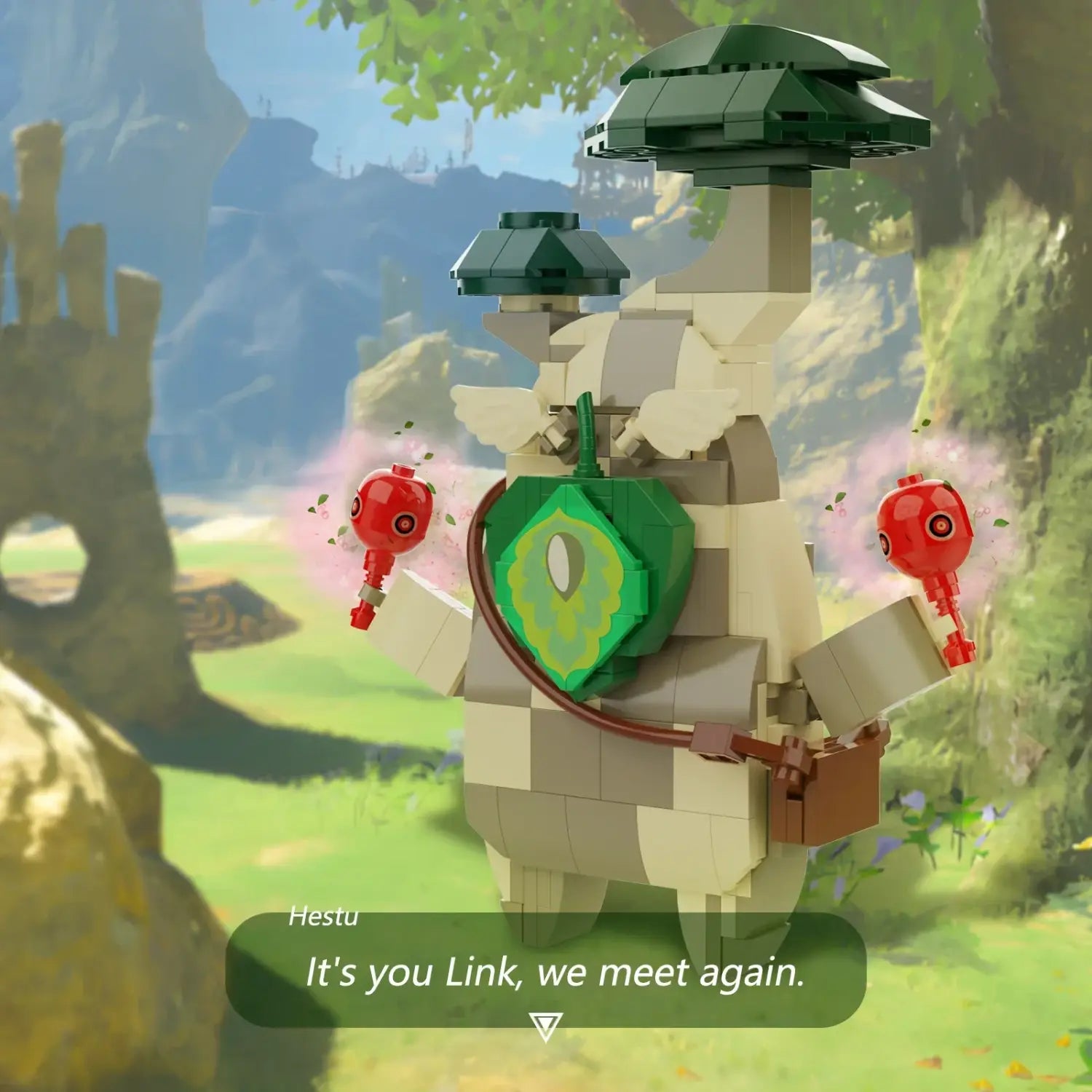 Mini Blocks Korok Yahaha King Zelda BOTW