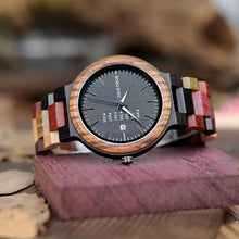 Montres Quartz en bois pour couple - Enjouet