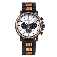 Montres Quartz militaire en bois pour hommes - Enjouet